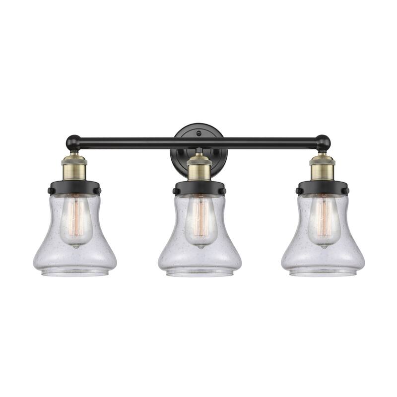 Innovations Lighting 616-3W-10-25 Bellmont Vanity Bellmont 3 Light 25" - Black Antique Brass / Seedy