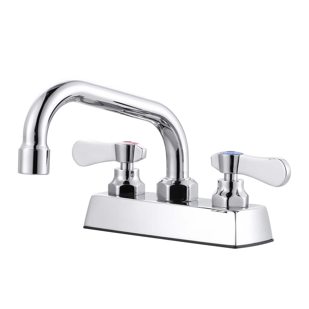 WOWOW Double Handle Commercial Standard Kitchen Faucet