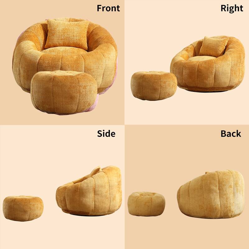 Bean Bag Chairs With Ottoman for Living Room