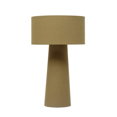 Linen Blend Table Lamp with Shade and Inline Switch