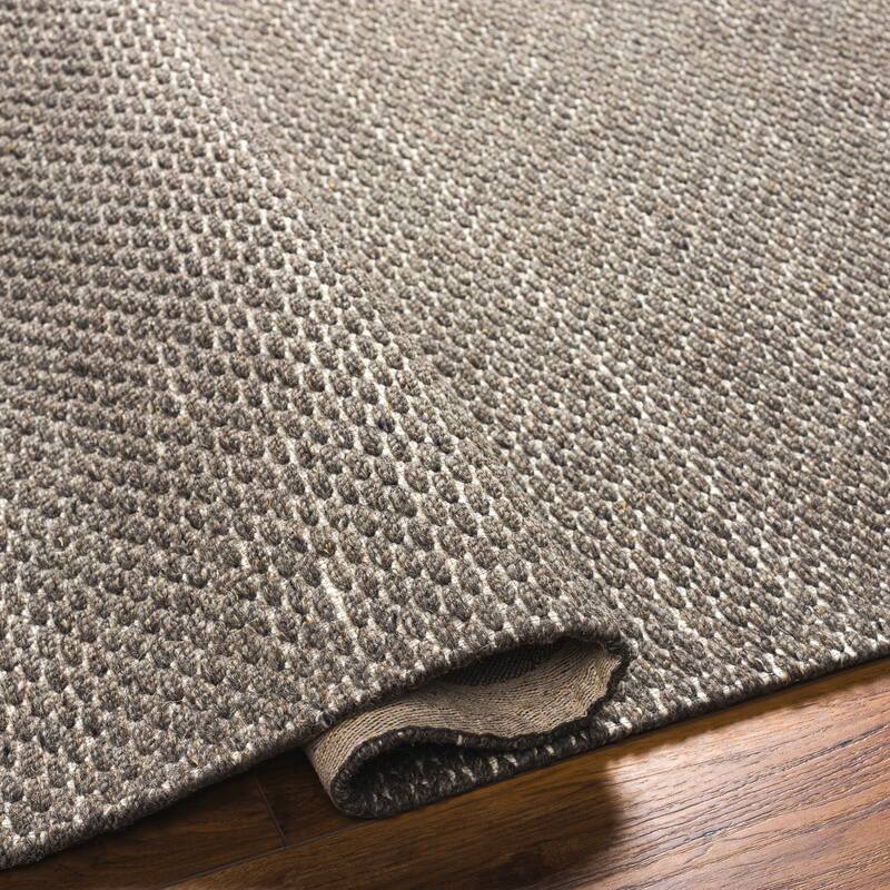 Abercom Handmade Casual Farmhouse Wool Area Rug