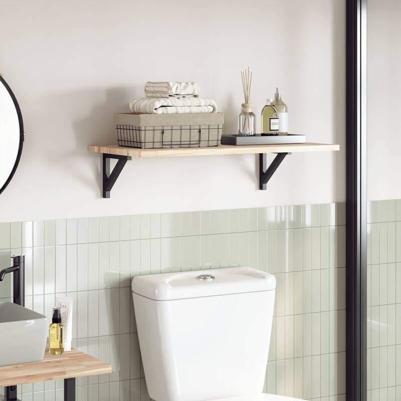 vidaXL Table Top Natural Acacia Wood Solid Acacia Wood 39.4 x 15.7 in - 39.4 x 15.7 in