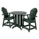 preview thumbnail 45 of 62, Highwood Commercial 3-Piece Adirondack 36" Bistro Counter Height Dining Set