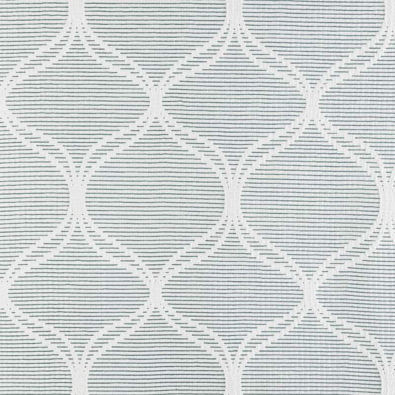 Sun Zero Tikal Woven Ogee Total Blackout Grommet 1-Piece Curtain Panel, Single Panel