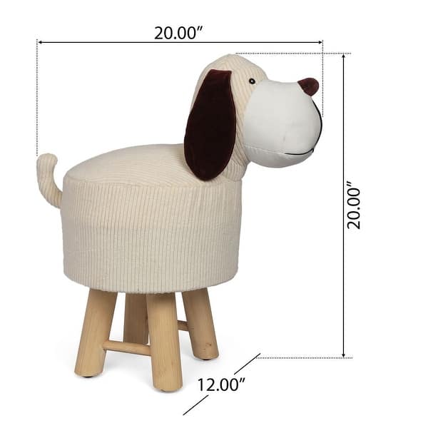 dimension image slide 0 of 8, Animal Shaped Kids Chair Children Ottoman