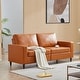 preview thumbnail 3 of 2, Modern Style 3 Seat Sofa PU Leather Upholstered Couch Furniture