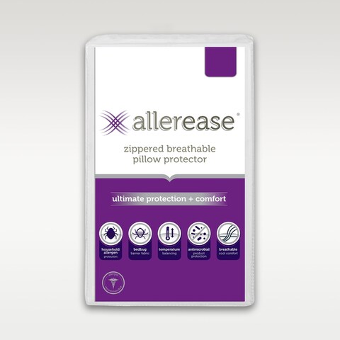 AllerEase Ultimate Protection Zippered Pillow Protector