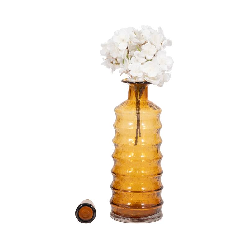 Sagebrook Home Elegant Glass Vases - Enhance Your Decor, Exquisite Craftsmanship, Perfect for Any Room
