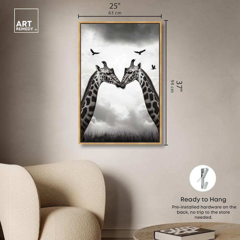 Giants in Love II Canvas by Art Remedy