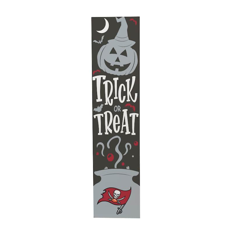 47" Double Sided Seasonal Porch Leaner, Tampa Bay Buccaneers - 47" x 11.25"