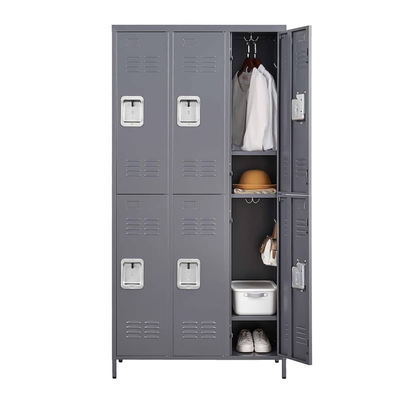 72"H Metal Lockers With Lock for Employees