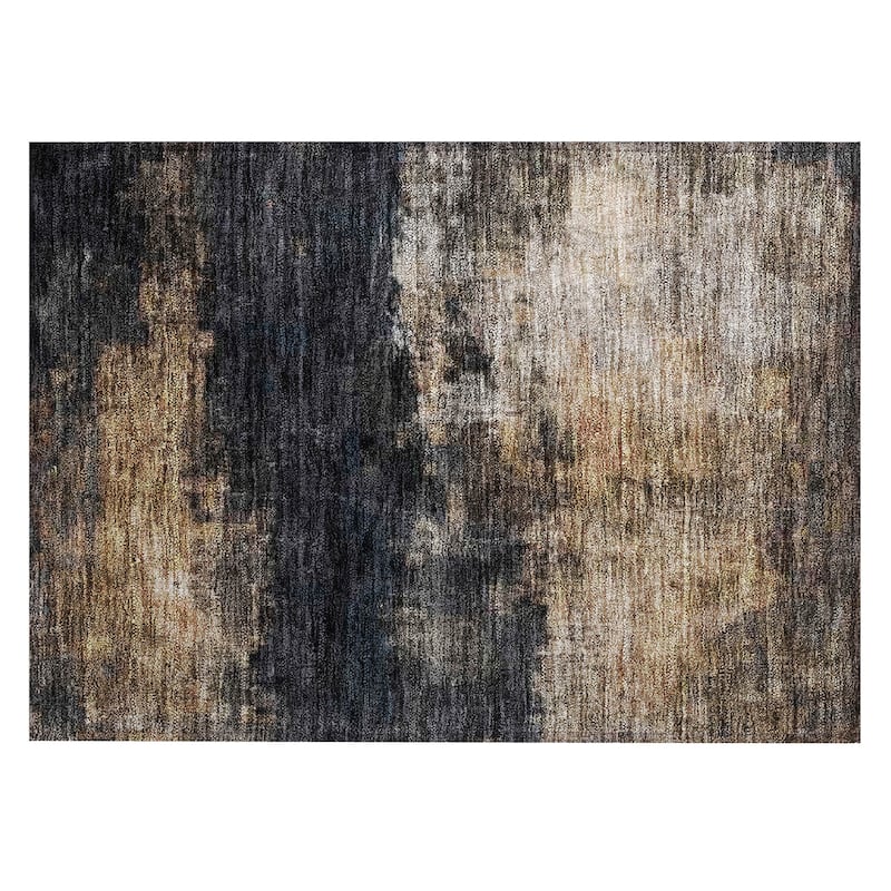 Machine Washable Indoor/ Outdoor Contemporary Chantille Rug