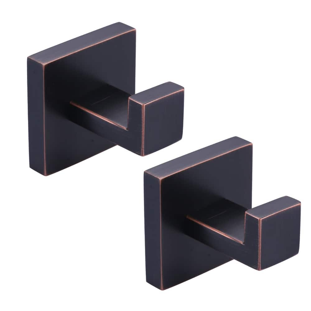 WOWOW J-Hook Wall Mount Robe/Towel Hook 2PCS