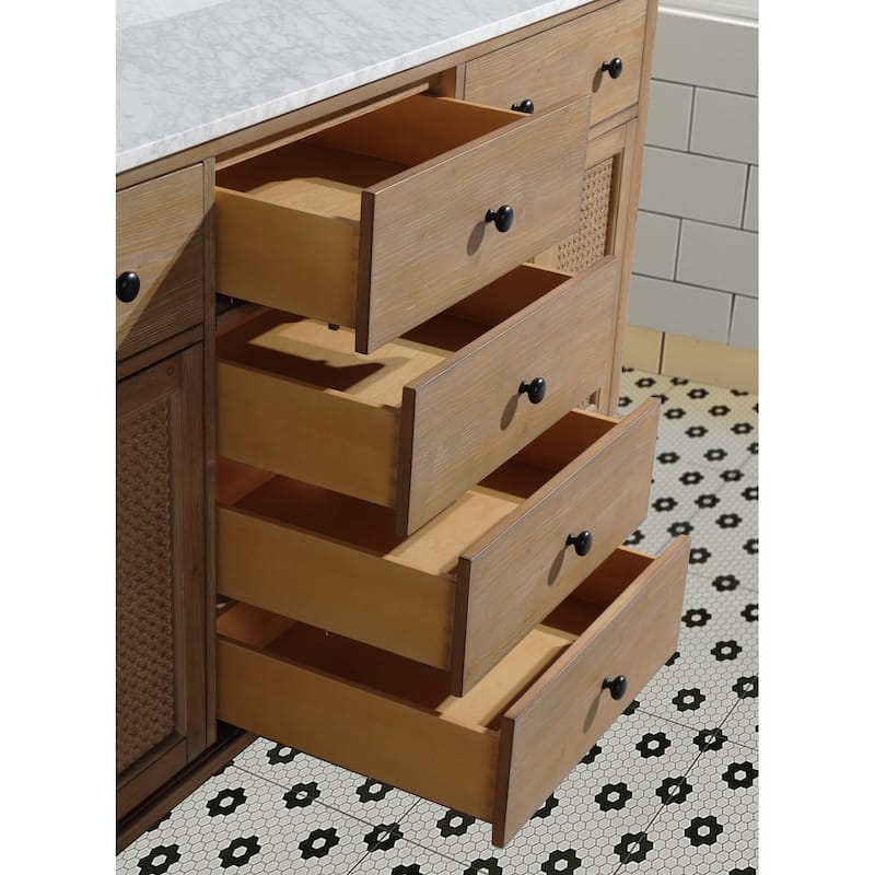 Ari Bath Annie 72" Bathroom Vanity Weathered Fir