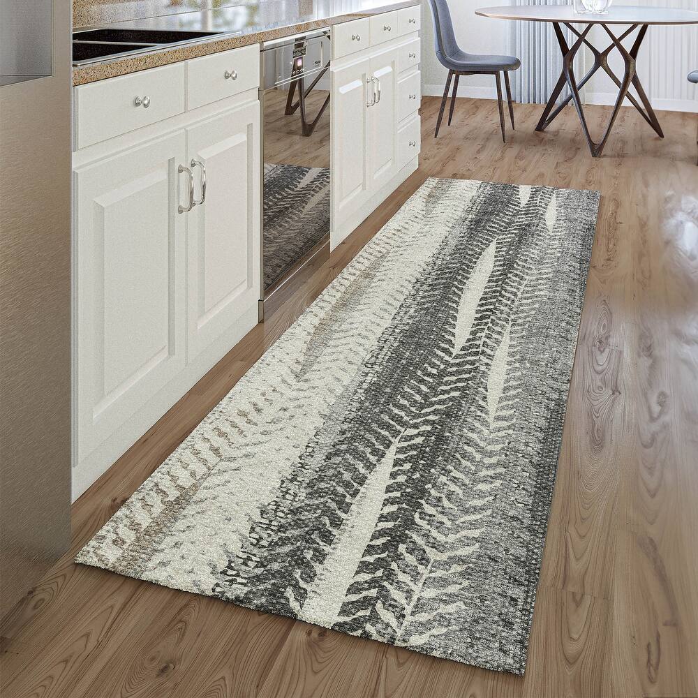 Premium Washable Super Soft Boho Tracks Mayfield Rug