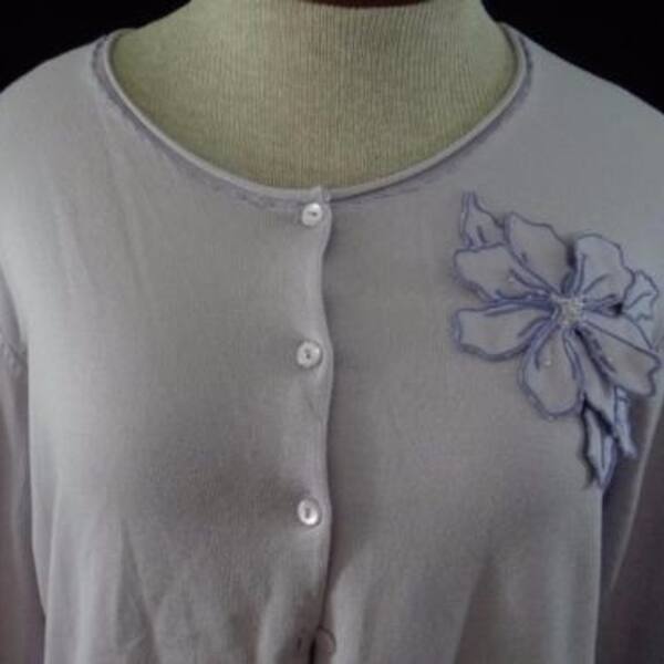 Shop Casual Corner Annex Cardigan Sweater Size Xl Light Purple