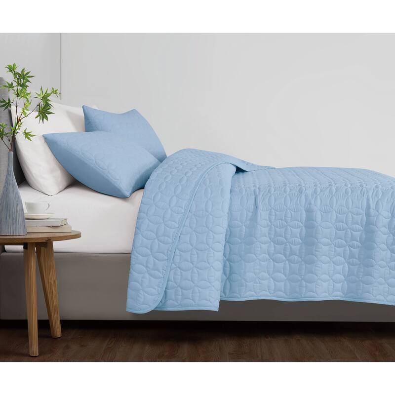 Cannon Geo Circle Solid Quilt Set