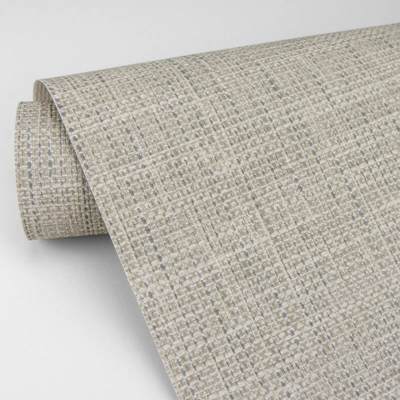 A-Street Prints Essence Neutral Linen Texture Wallpaper