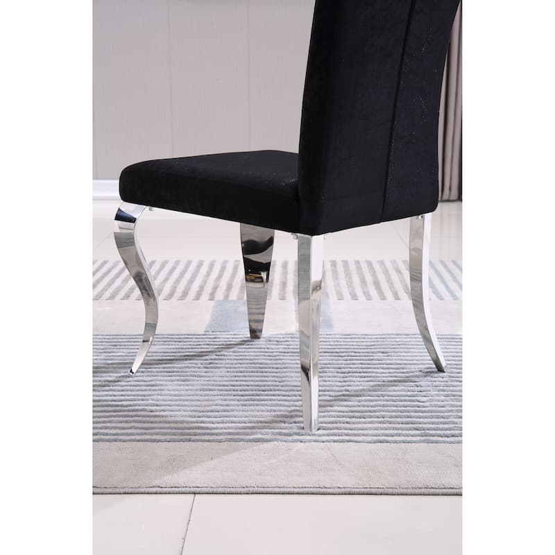 Modern Velvet Dining Chairs Set Of 2