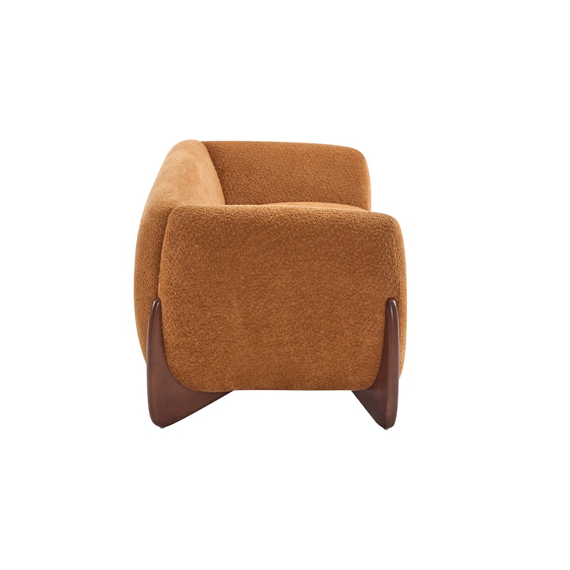 Alma Upholstered Boucle 3-Seat Sofa by Christopher Knight Home