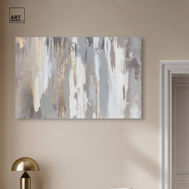 Flooding Gold II Canvas by Art Remedy, Gallery Wrapped