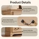 preview thumbnail 16 of 23, Vintage 6 Drawers Wood Dresser Chests, Rustic Dressers Chset Organizer