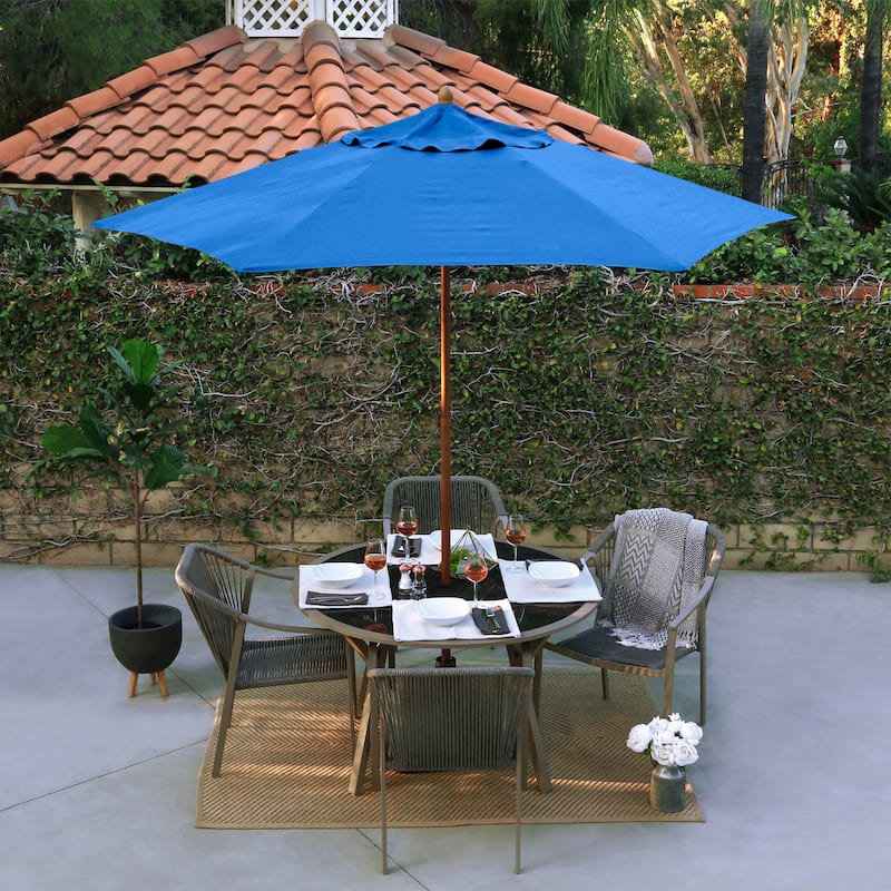 costway 10ft solar powered led patio umbrella Costway 10ft Patio Solar Umbrella LED Patio Market Steel Tilt W/ Crank -  Bed Bath & Beyond