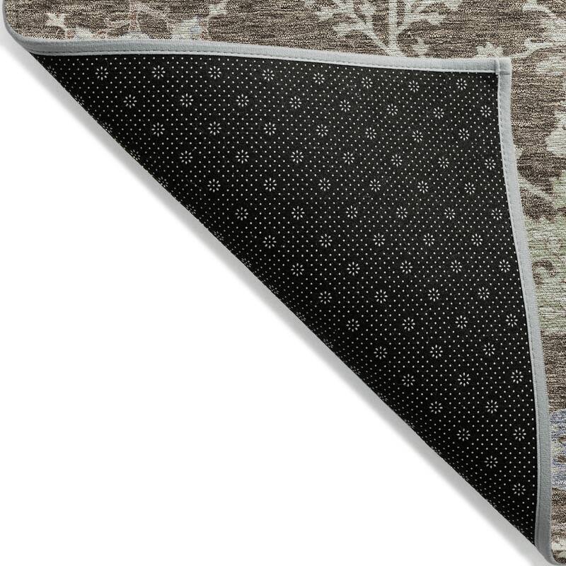 HomeRoots Floral Transitional Rectangle Outdoor Rug