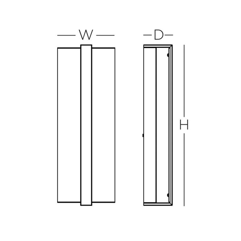 Gallery 14-inch Satin Nickel LED Wall Sconce, Clear Shade
