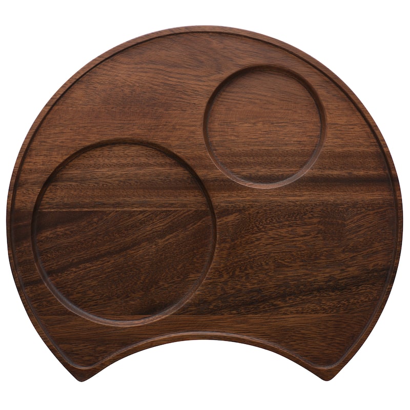 Noritake Kona Wood Crescent Serving Tray, 13"