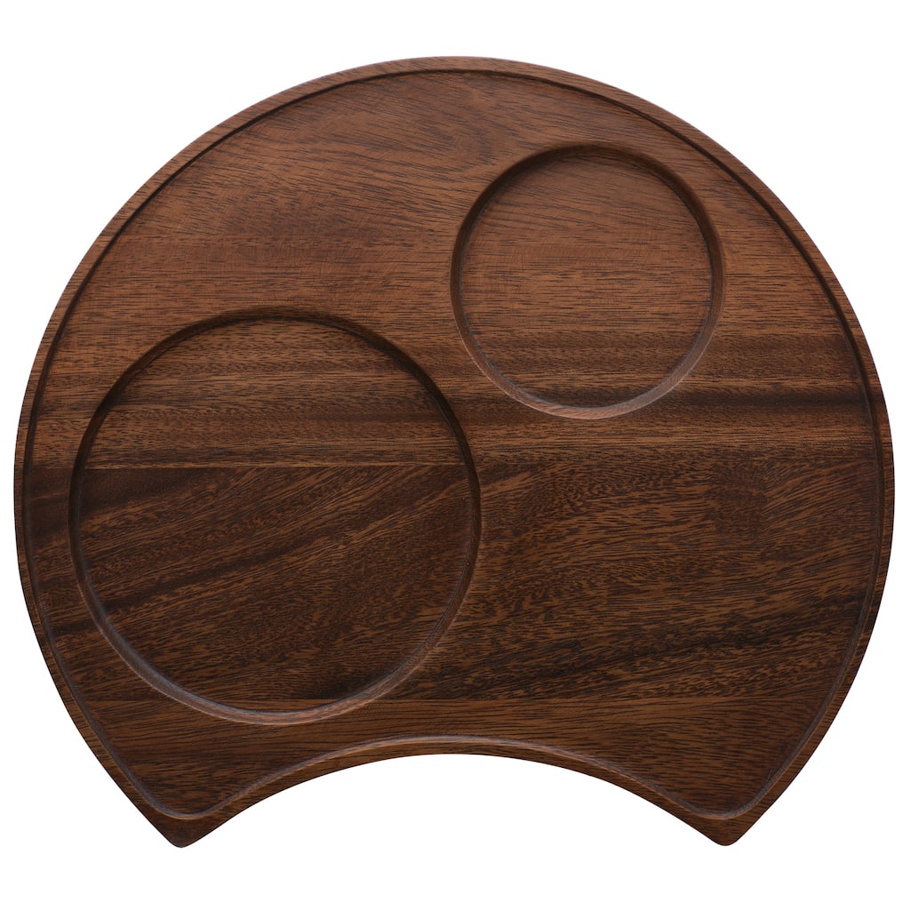 Noritake Kona Wood Crescent Serving Tray, 13"