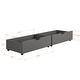 preview thumbnail 10 of 12, Dark Grey Full over Double Twin Bunk Bed
