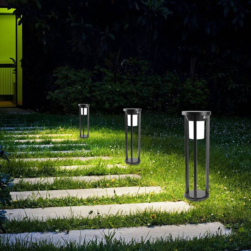 Inowel Solar Outdoor Light Pathway Garden Dusk to Dawn with Stake 1989 - 1989-600-BLACK
