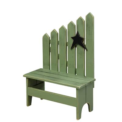 Country-Style Picket Bench