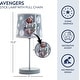 preview thumbnail 2 of 4, Marvel Avengers Kids Table Lamp - Grey