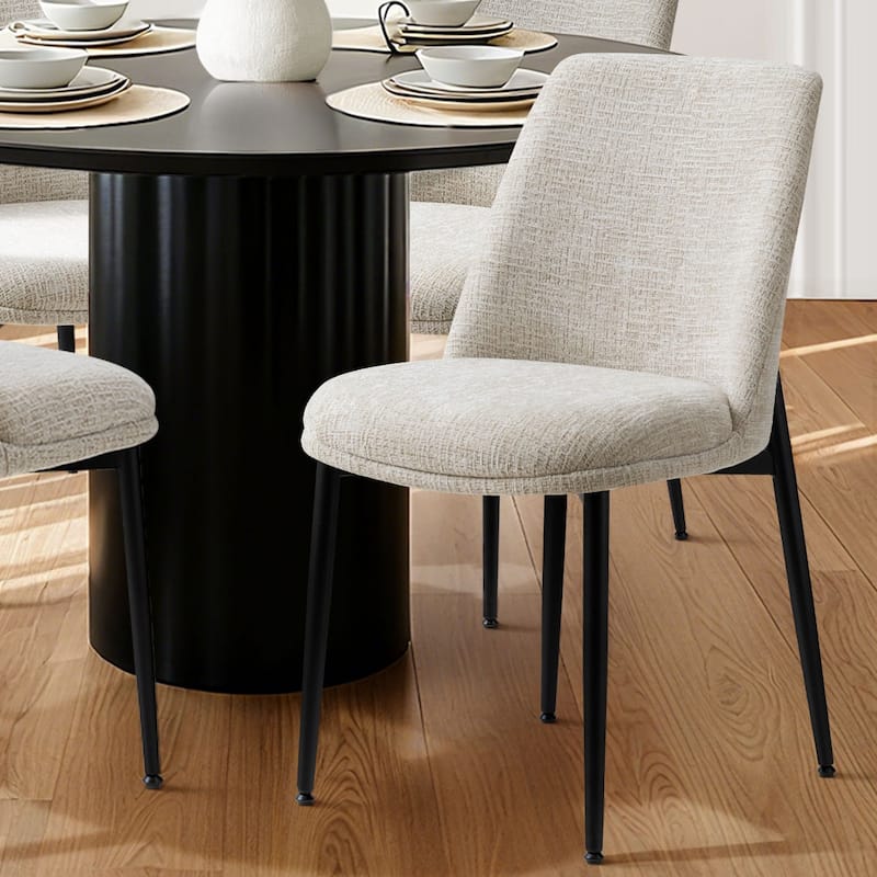 Upholstered Back Dining Chair (Set Of 4)