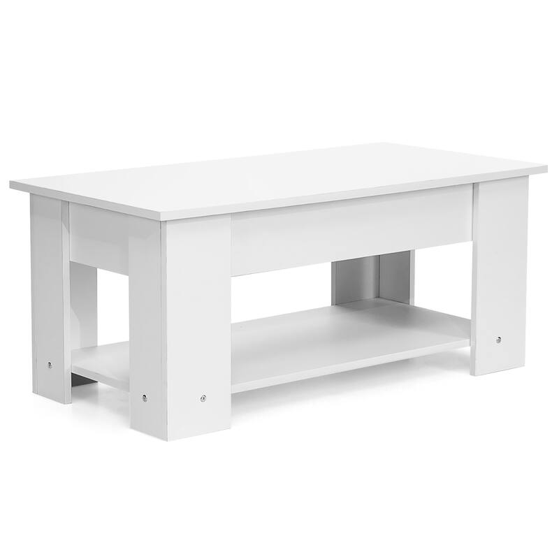 Costway Lift Top Coffee Table Modern Accent Table w/Hidden Storage - See Details