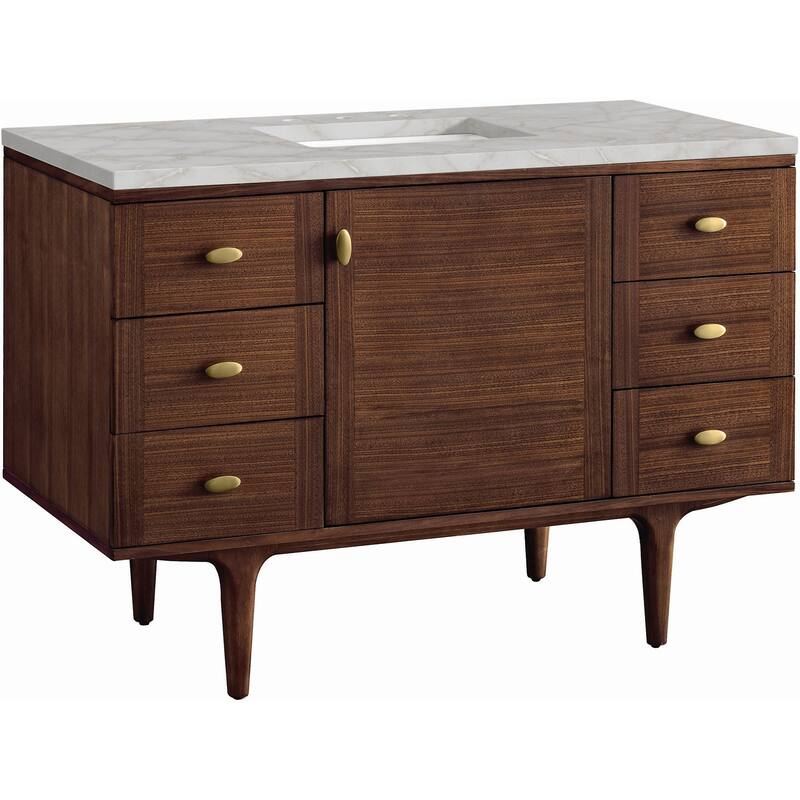 James Martin Vanities 670-V48-FVSL Amberly 48" Wall Mounted or Free