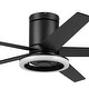 preview thumbnail 42 of 41, 52" Honeywell Graceshire Contemporary Ceiling Fan with Color Changing LED Light, Remote Control, Flush Mount, Dual Finish Blades