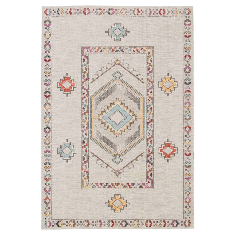 The Curated Nomad Don Chee Tribal Medallion Indoor/ Outdoor Area Rug