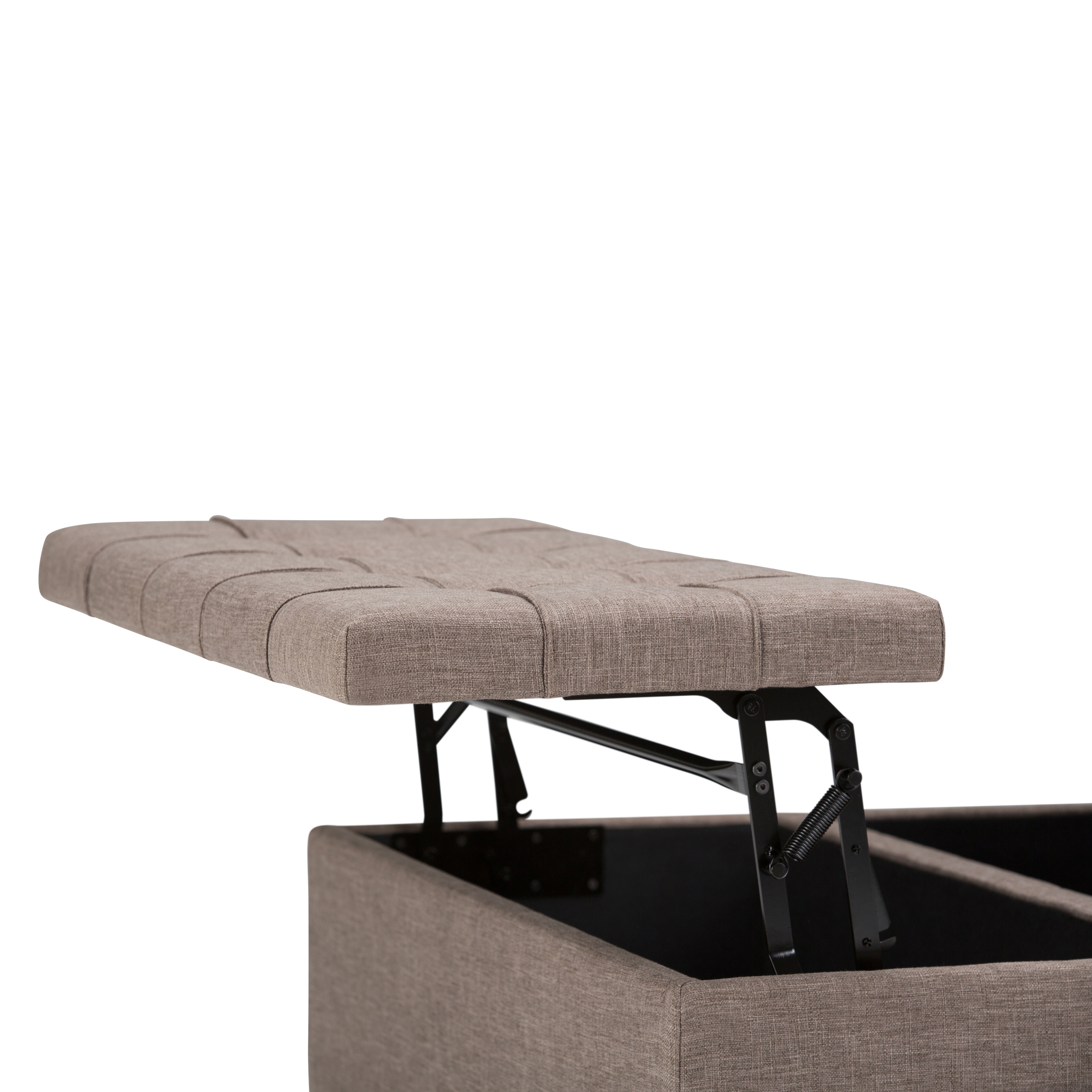 Wyndenhall Elliot Large Transitional Table Ottoman with Storage-image