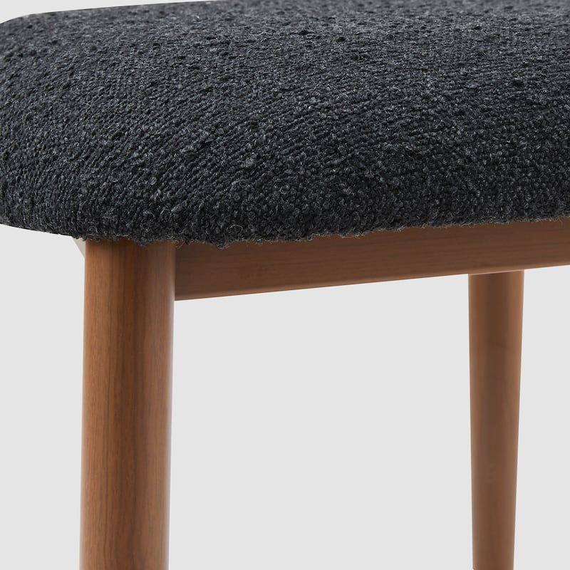 Morden Fort Modern Boucle Dining Chairs Armless Chair Set of 4