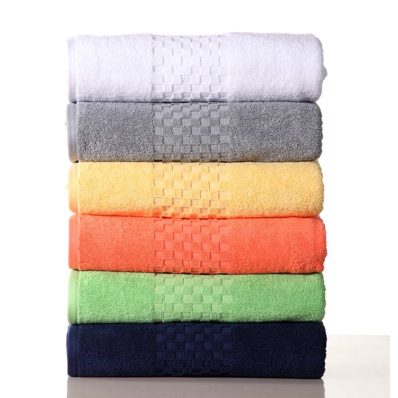 Luxurious Absorbent 650 GSM Combed Cotton 6-piece Towel Set