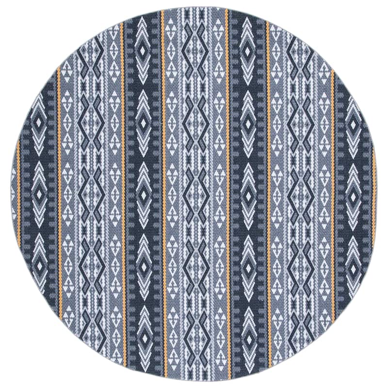 SAFAVIEH Journey Machine Washable Slip Resistant Vickey Oriental Medallion