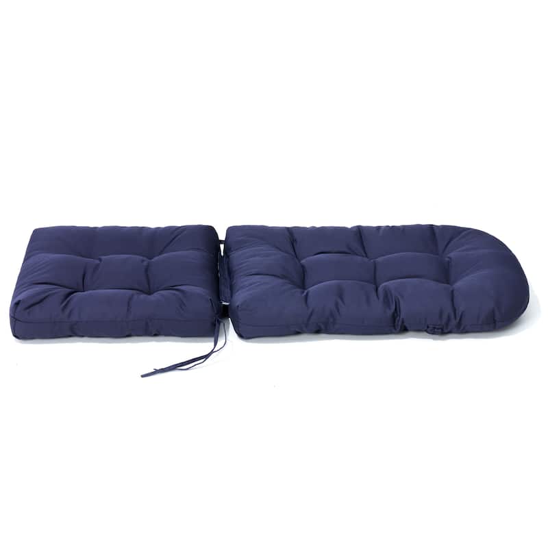 Outdoor Patio Adirondack Rocking Chair Cushions Thickened Chair Pad with Sunbrella