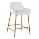 Option White Faux Leather