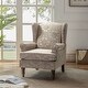 preview thumbnail 15 of 45, Epimethis Armchair with Turned Legs BROCADE