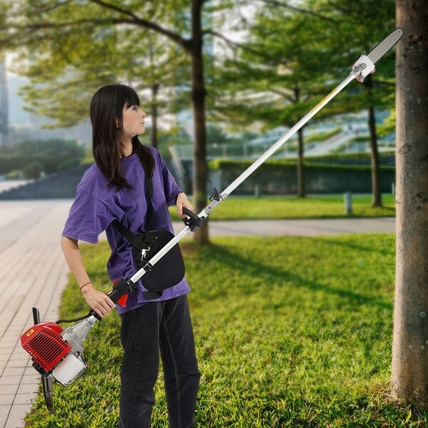 43CC Cordless Extension Pole Saw Tree Trimmer Chainsaw - 42.7cc