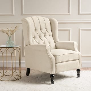 Christopher Knight Home Walter Button-tufted Reclining Club Chair