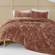 Wonderful Diamond Velvet 3 Piece Quilt Set